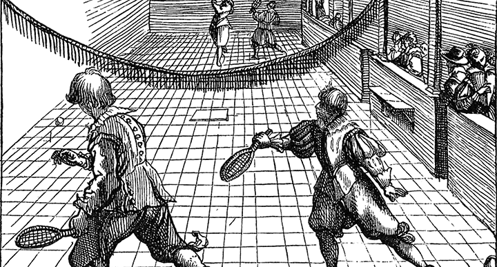 French_Jeu_de_Paume_in_the_17th_century capa